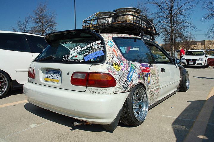 Honda civic sticker bomb #2