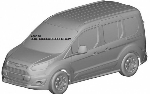 Nowy Ford Transit Connect - rysunki patentowe (źródło: Joke For Blog)