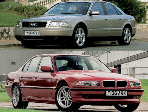 Audi A8 D2 kontra BMW Serii 7 E38 awarie i problemy 