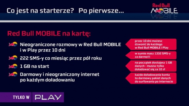 Red Bull Mobile wkroczył do Polski – oferta i Świat Red Bulla