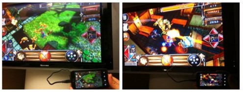 LG Swift 2X - gry na TV