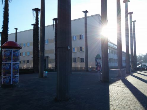 Kolejne zdjęcie z pracą pod światło - ładna flara i brak utraty kontrastu.